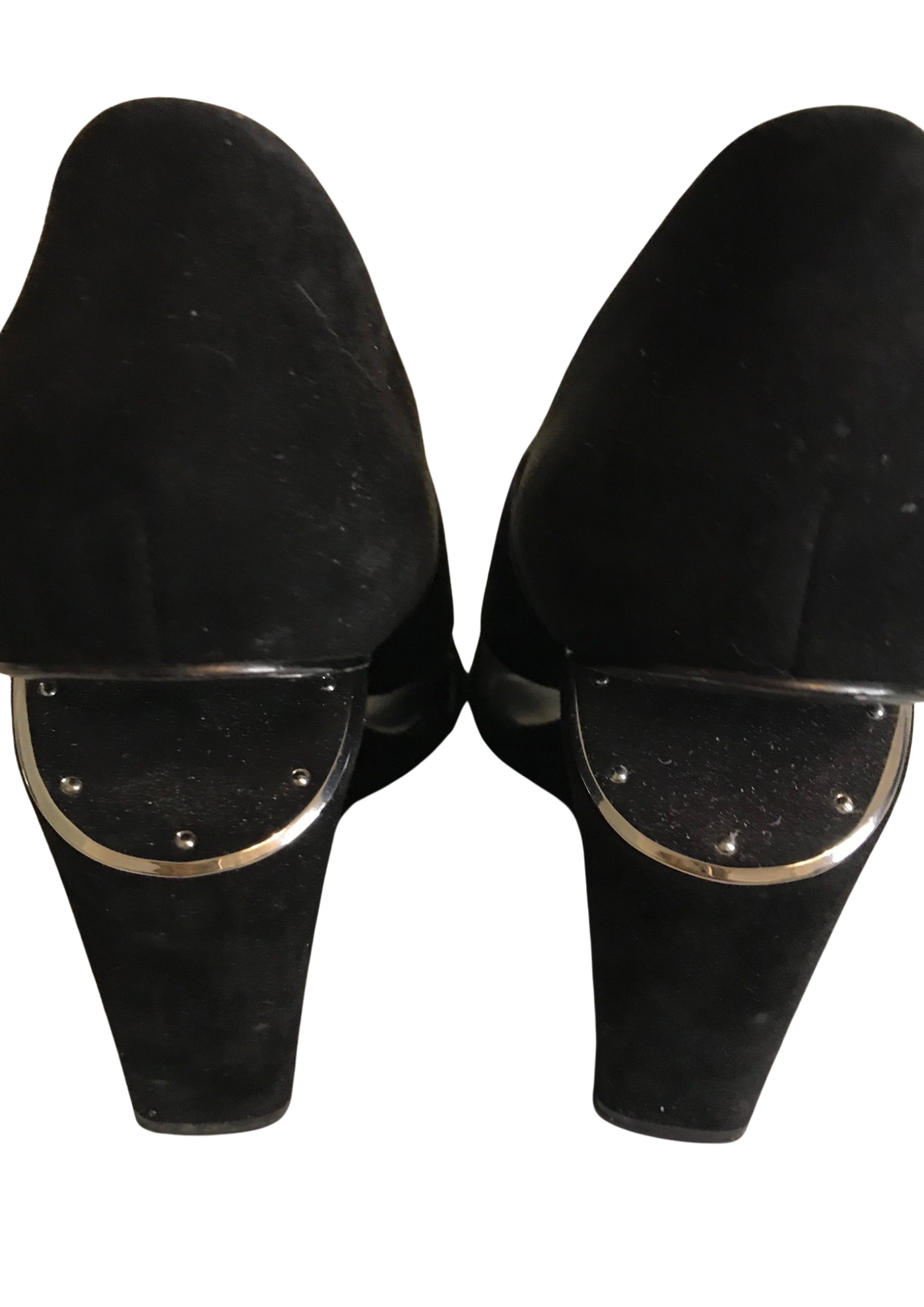 👠 Mules Compensées  en Daim Noir – Confort & Style Pointure 41 🖤