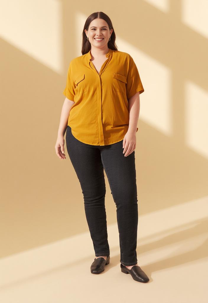 💥 Blouse jaune Taille 46 💥