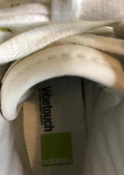 👟 Baskets montantes dorées et blanches Pointure 39.5 👟
