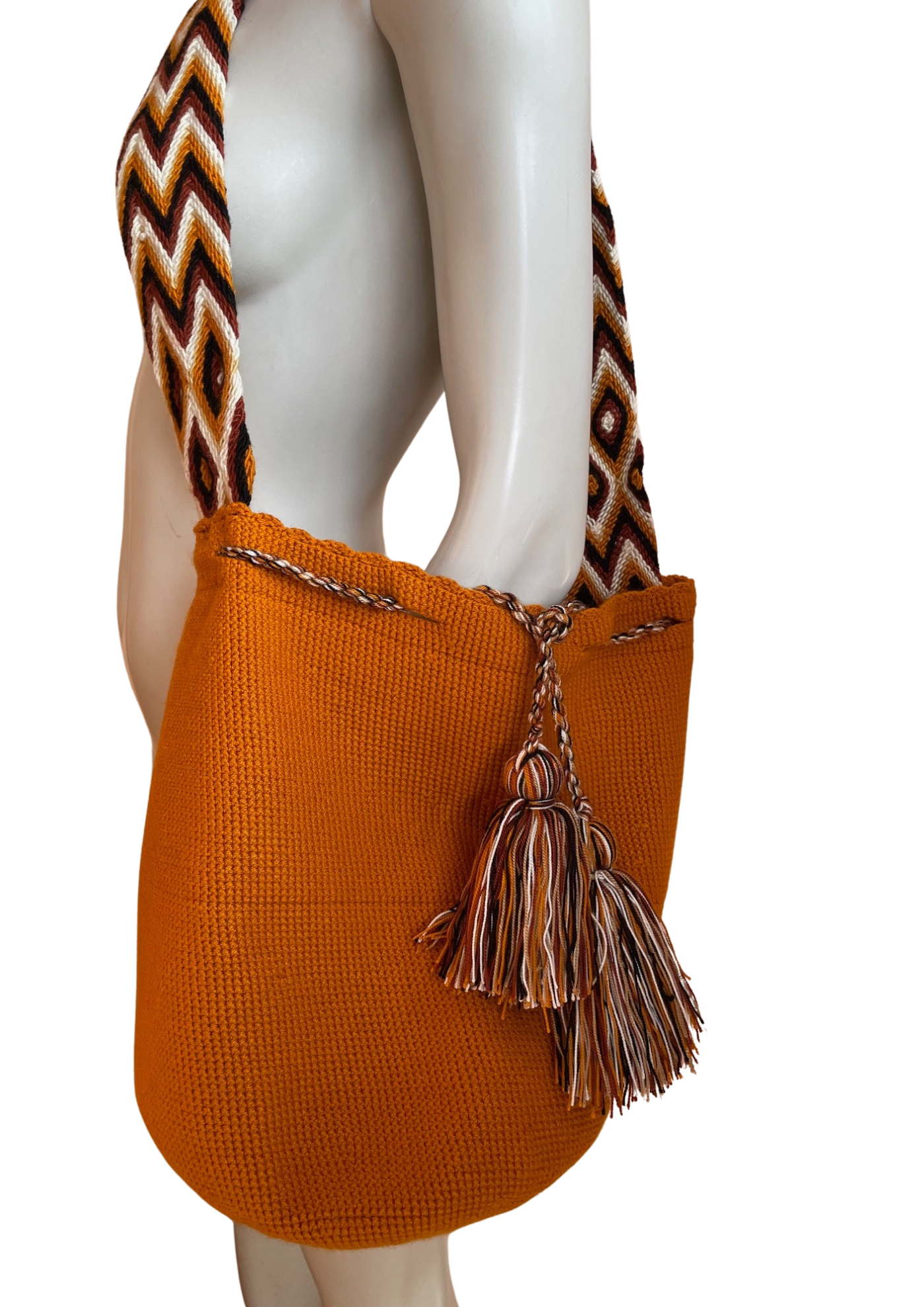 👜 Sac à bandoulière en tricot coloré 👜