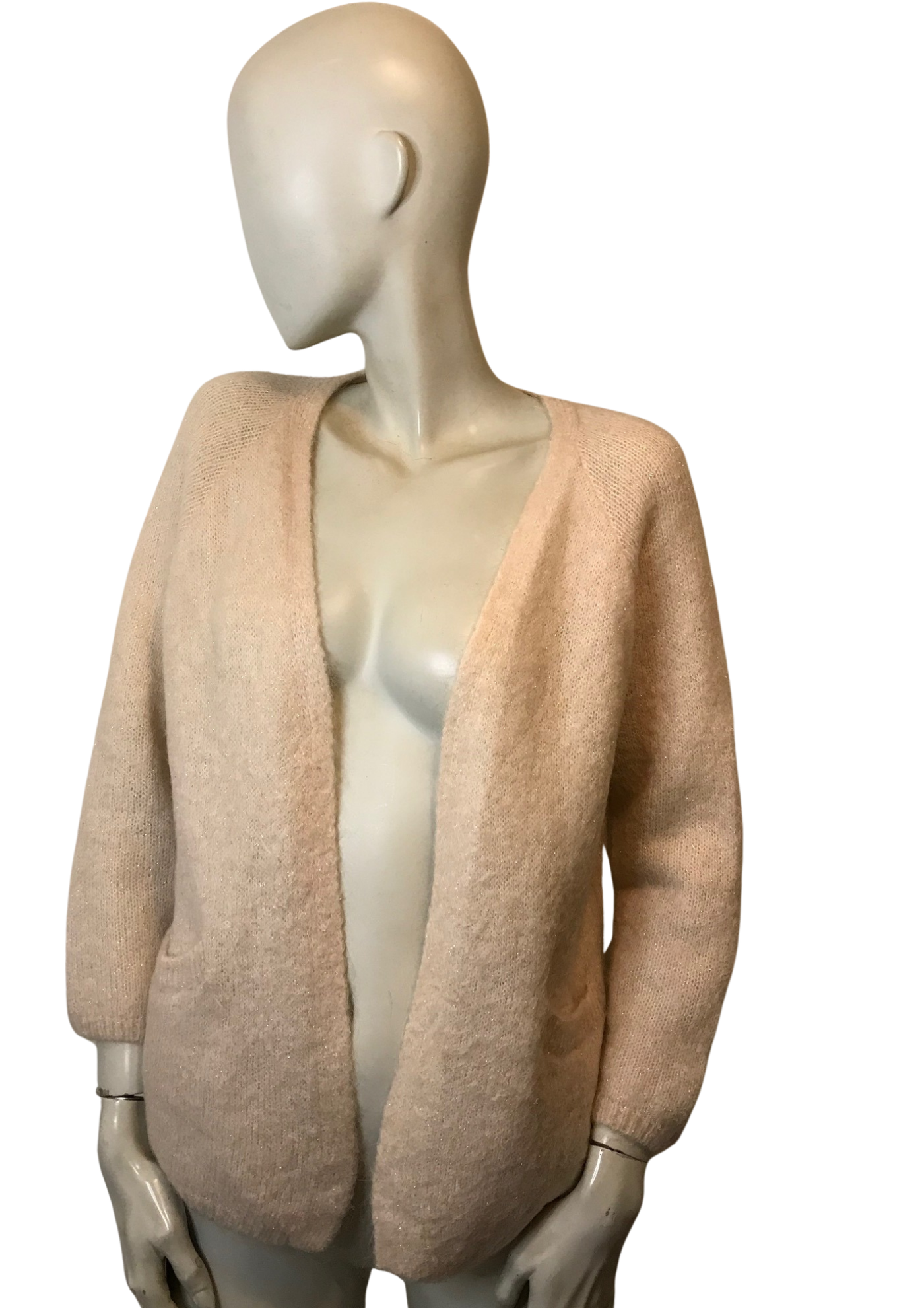 Gilet pailleté en mohair mélangé Taille 42