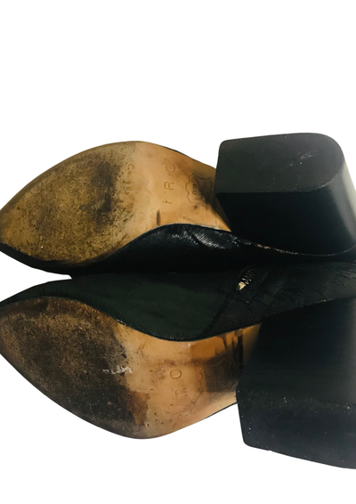 🖤 Belles bottines en cuir noir Pointure 37 🖤