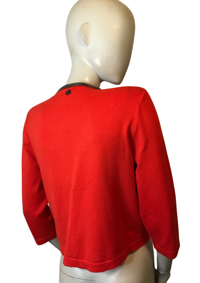 🌟 Superbe cardigan rouge Taille 38 🌟