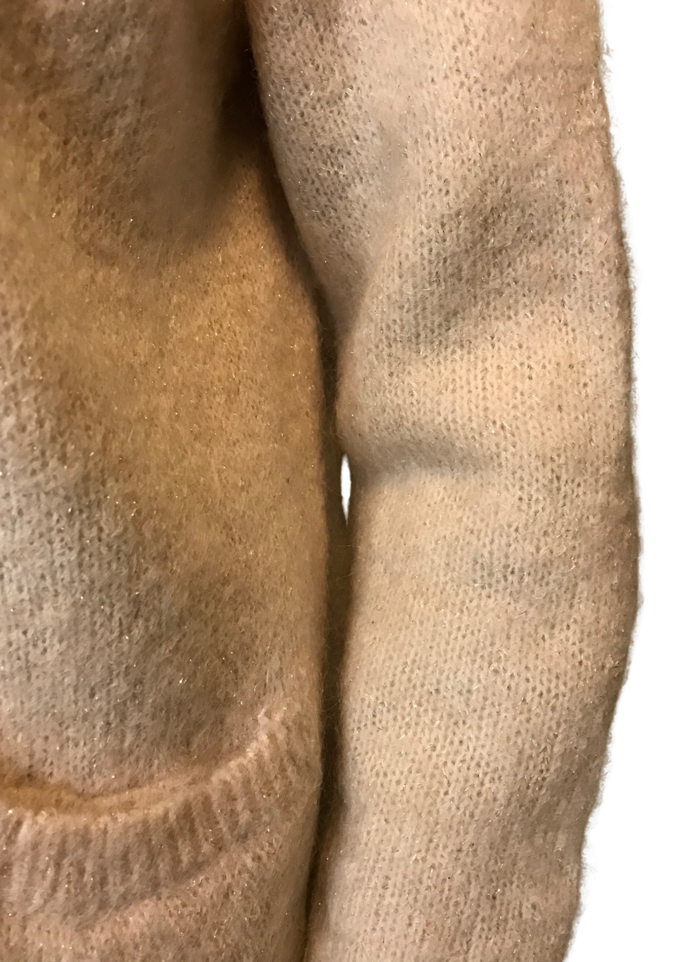 Gilet pailleté en mohair mélangé Taille 42
