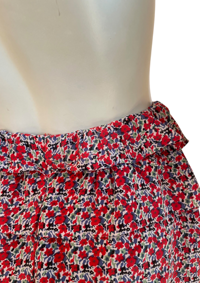 🌺 Jupe en soie fleurie Taille 38 🌺