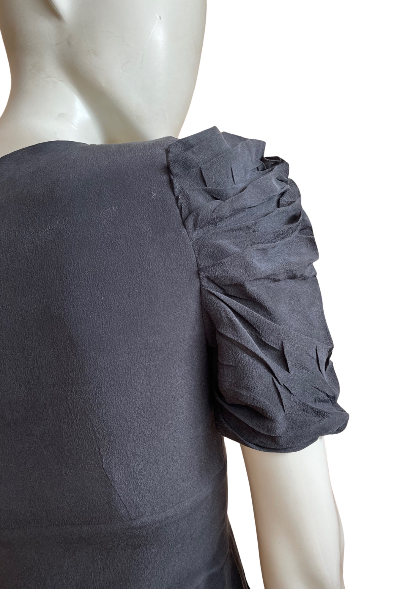 🖤 Élégante robe noire en soie Taille 34 🖤