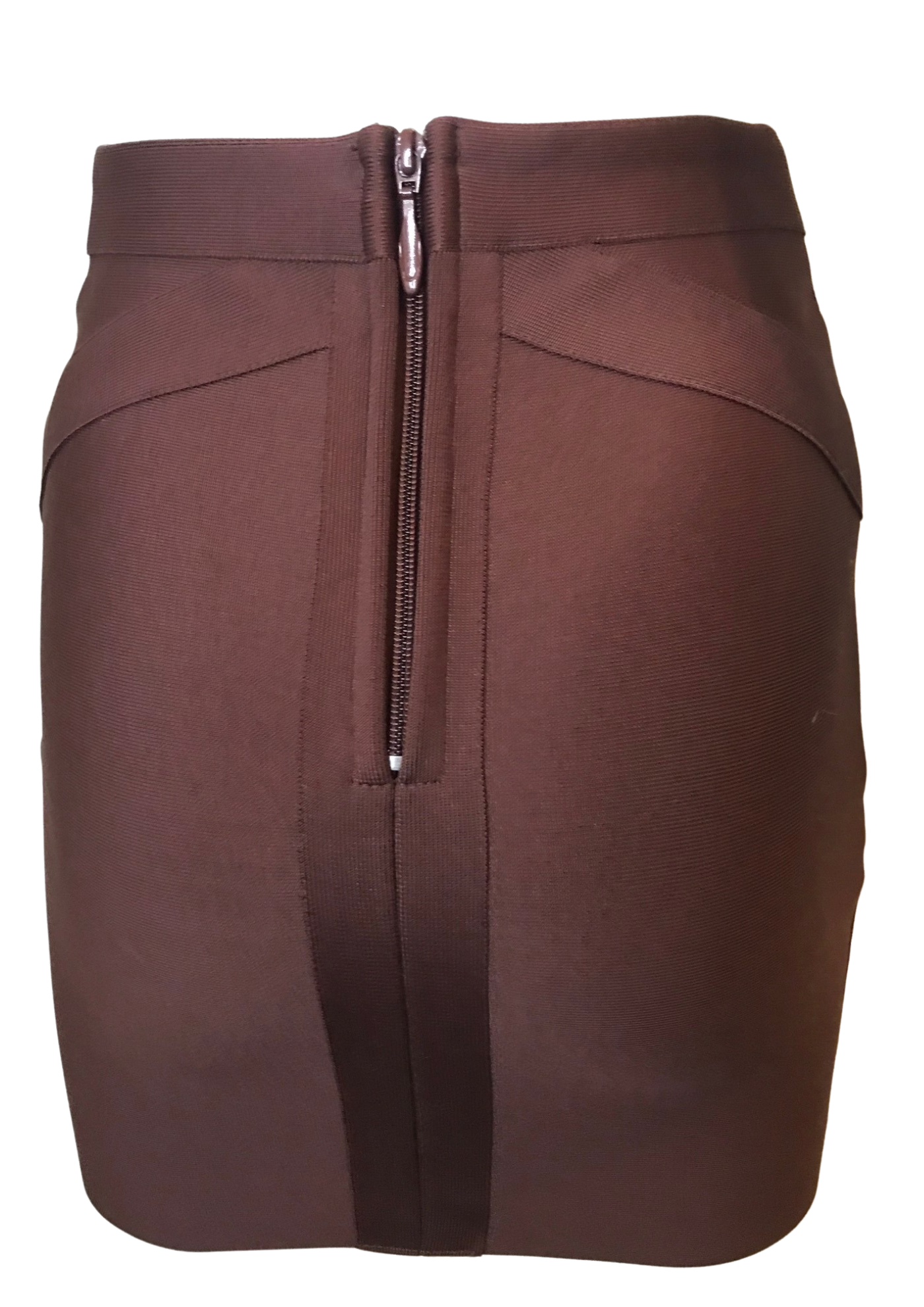 🔥 Jupe moulante bordeaux à détails croisés – Taille XS