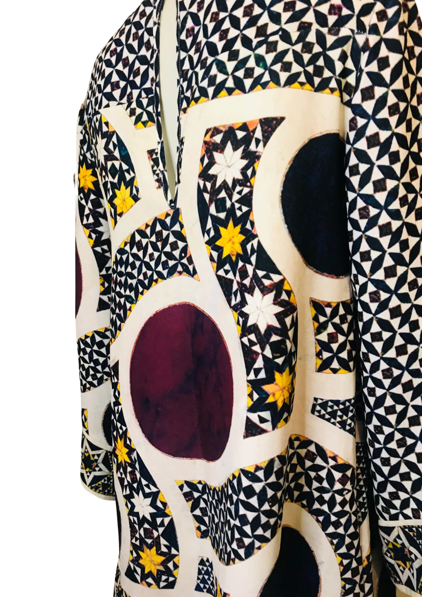 🌟 Robe imprimée géométrique Arts of Italy Taille 38 🌟