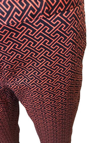 🌀 Superbe pantalon à motifs géométriques Taille 36 🌀