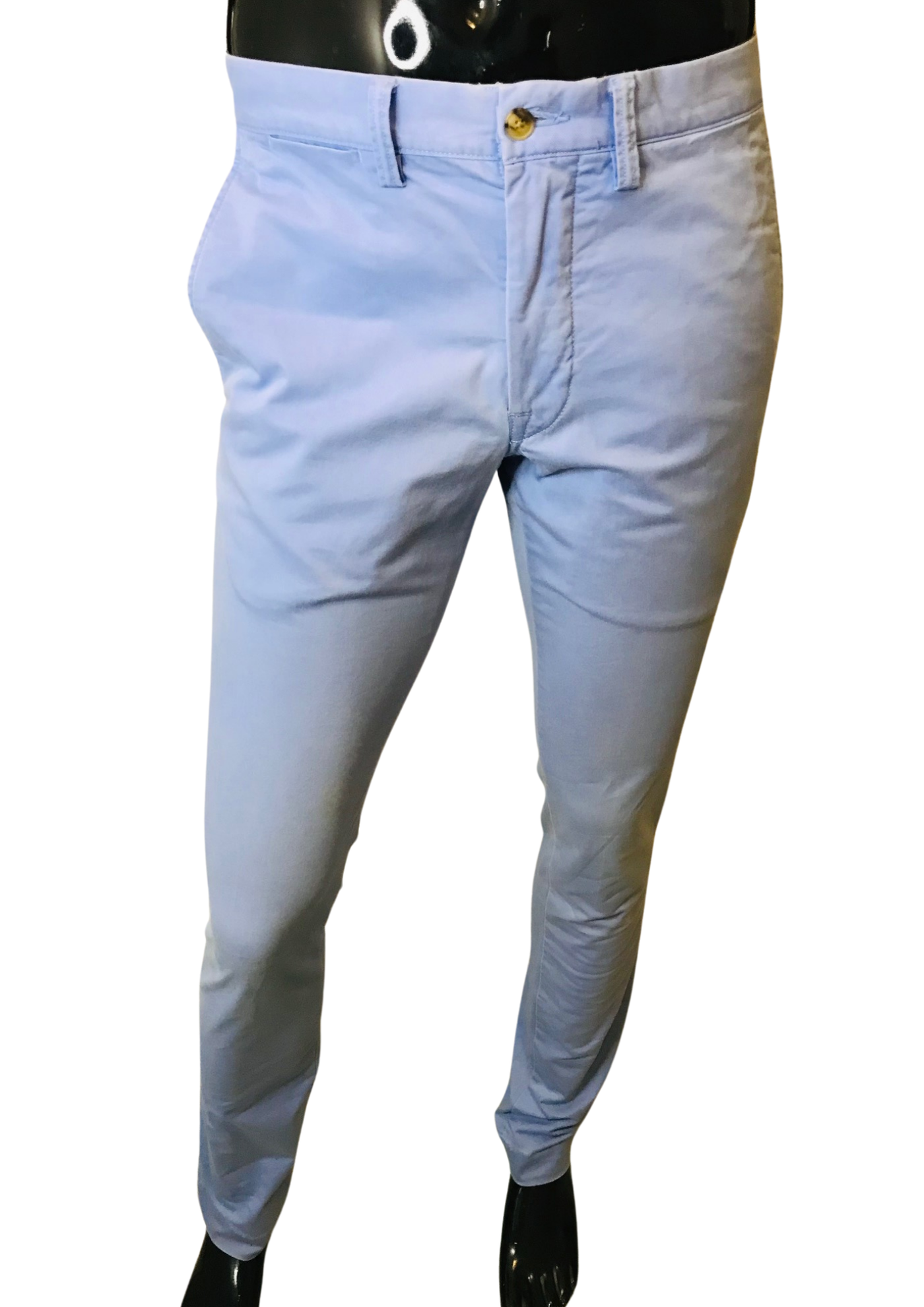 Pantalon slim Taille 30x34 Papaye et Domino