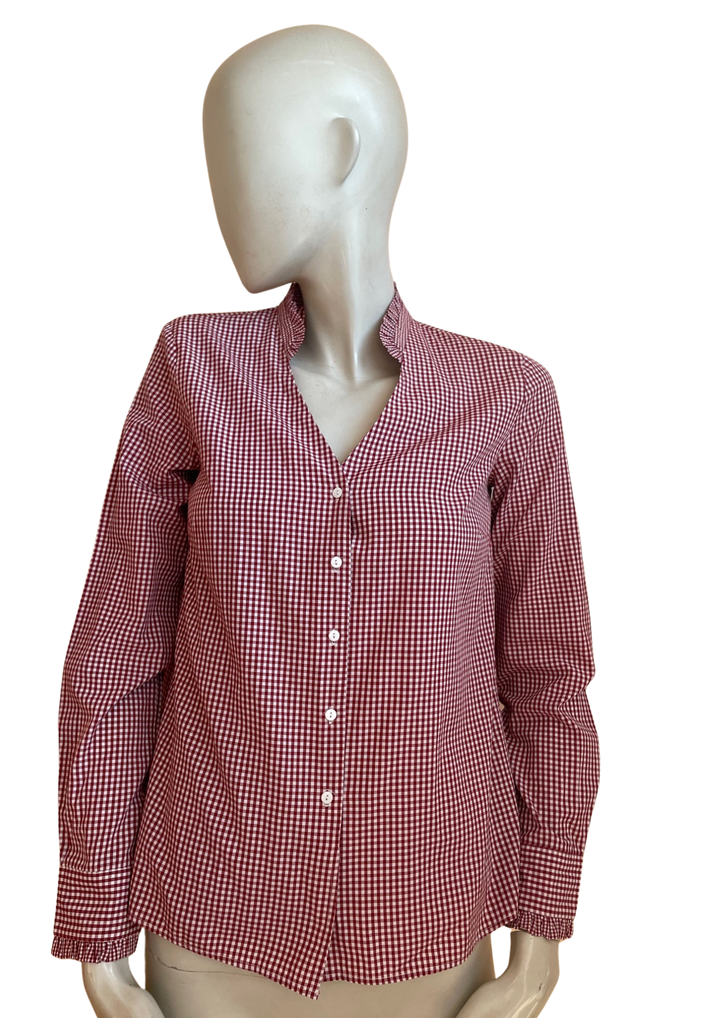 🌟 Chemise à carreaux rouge Taille 34 🌟