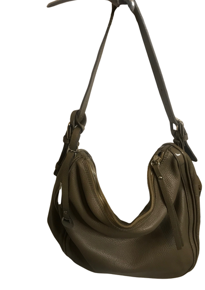 👜 Sac en cuir gris 👜