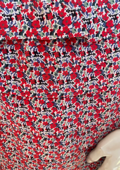 🌺 Jupe en soie fleurie Taille 38 🌺