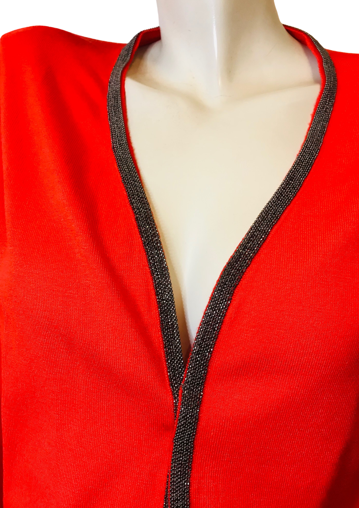 🌟 Superbe cardigan rouge Taille 38 🌟