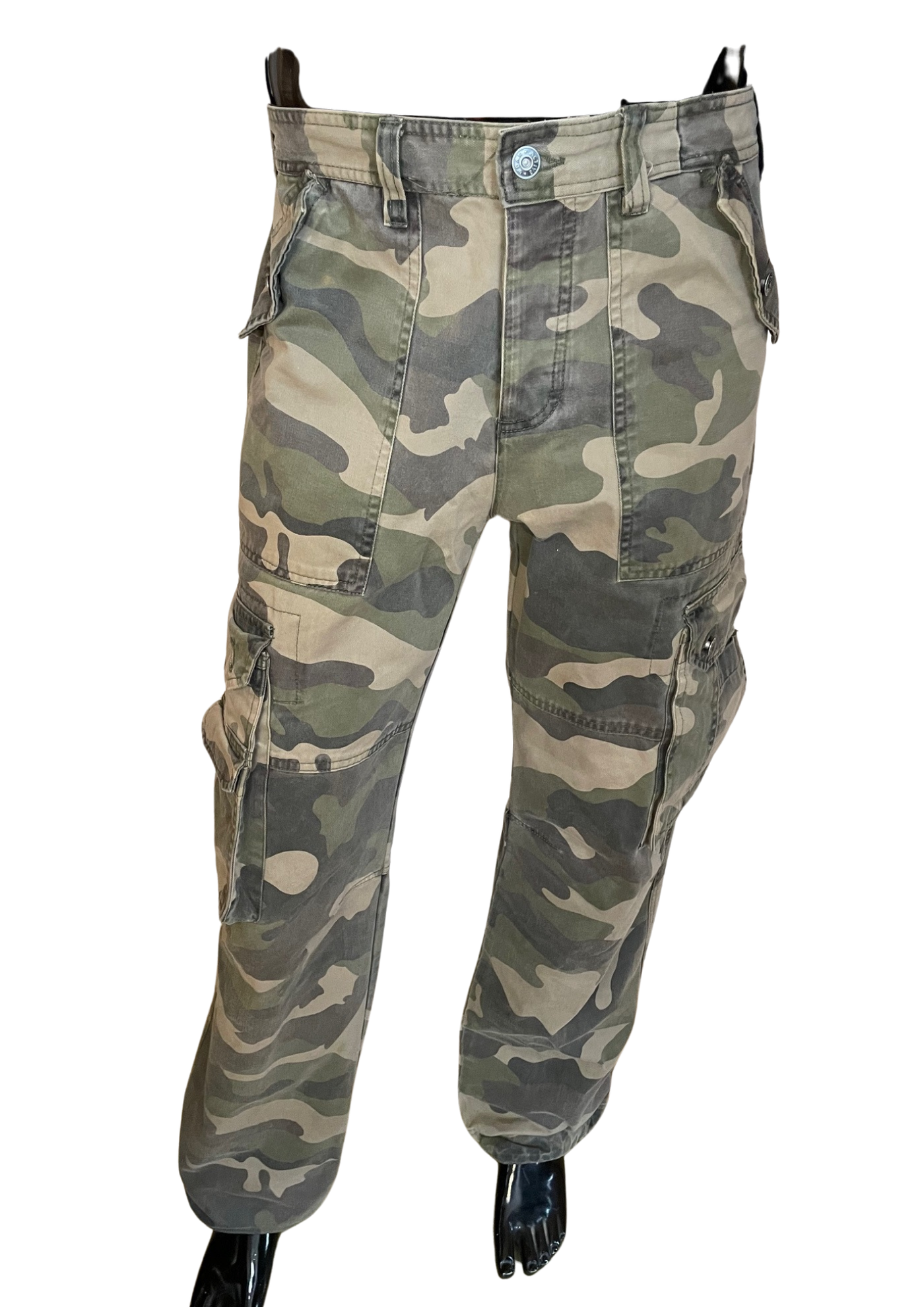 🌟 Pantalon cargo camouflage Taille 38 🌟