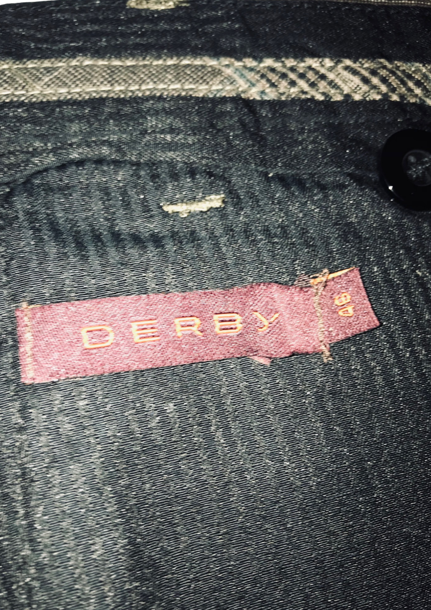 🖤 Pantalon à carreaux Taille 46 👔