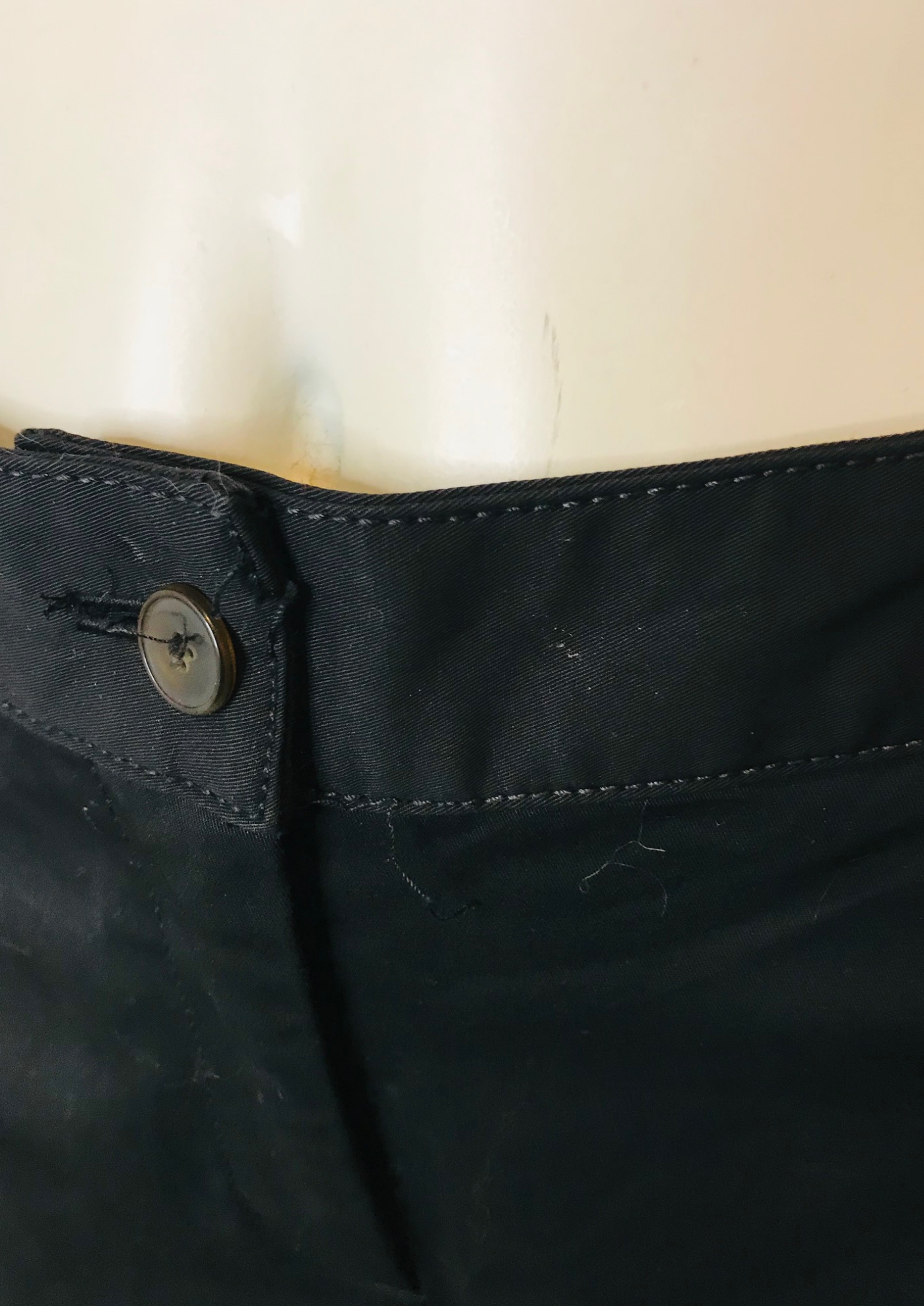 Pantalon noir chic en coton – Taille 46 🖤✨