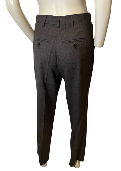 🌟 Élégant pantalon gris en laine Taille 38 🌟