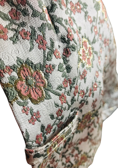 🌼 Pantalon floral brodé et pailleté Taille 38 🌼