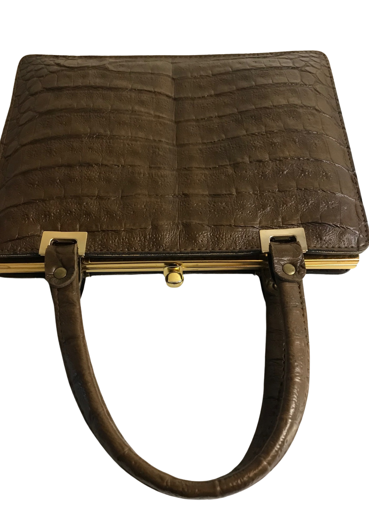 👜 Élégant sac à main en cuir marron vintage 👜
