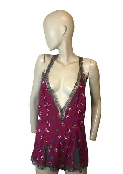 🌟 Élégante combishort en soie Taille 40 🌟