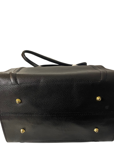 👜 Élégant sac noir et blanc en cuir 👜