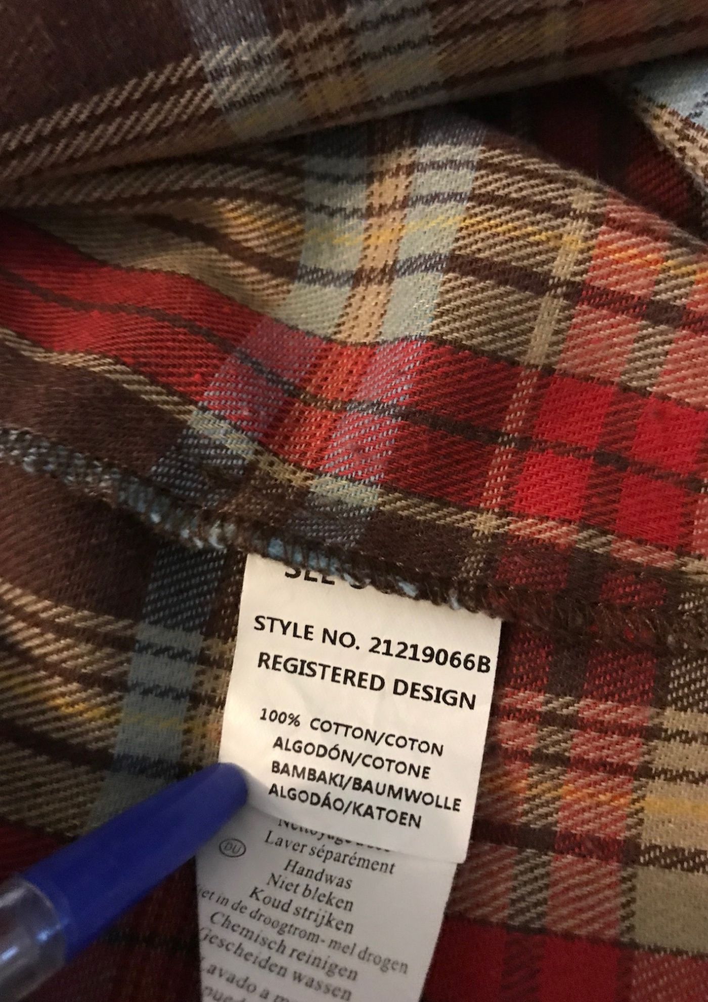 🧥 Chemise à carreaux Taille 36 🧥