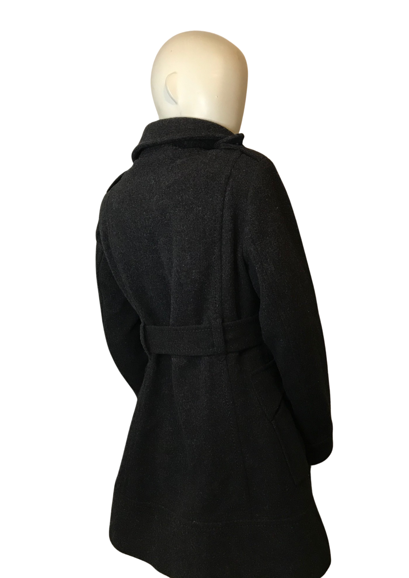 🧥 Élégant manteau long gris foncé Taille 36 🧥