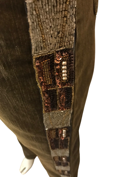 🎉 Jean élégant orné de sequins Taille 40 (Neuf)  🎉