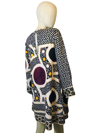 🌟 Robe imprimée géométrique Arts of Italy Taille 38 🌟
