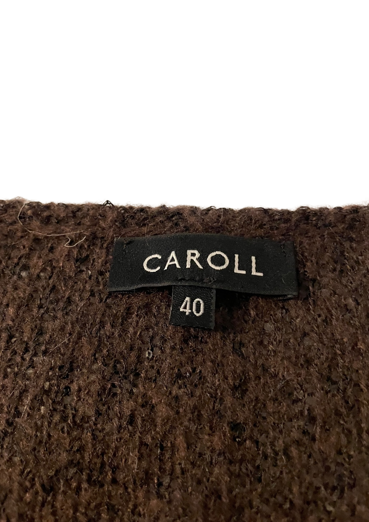 Pull pailleté en mohair mélangé Taille 40