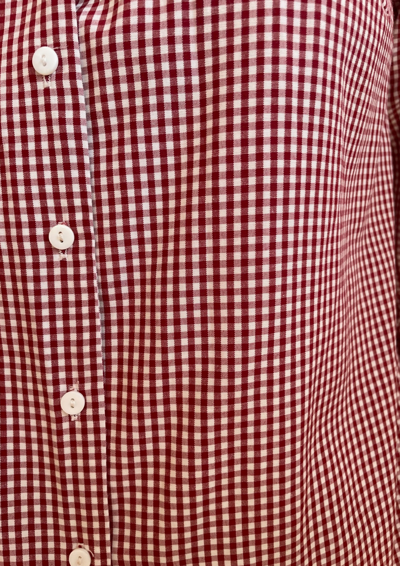 🌟 Chemise à carreaux rouge Taille 34 🌟