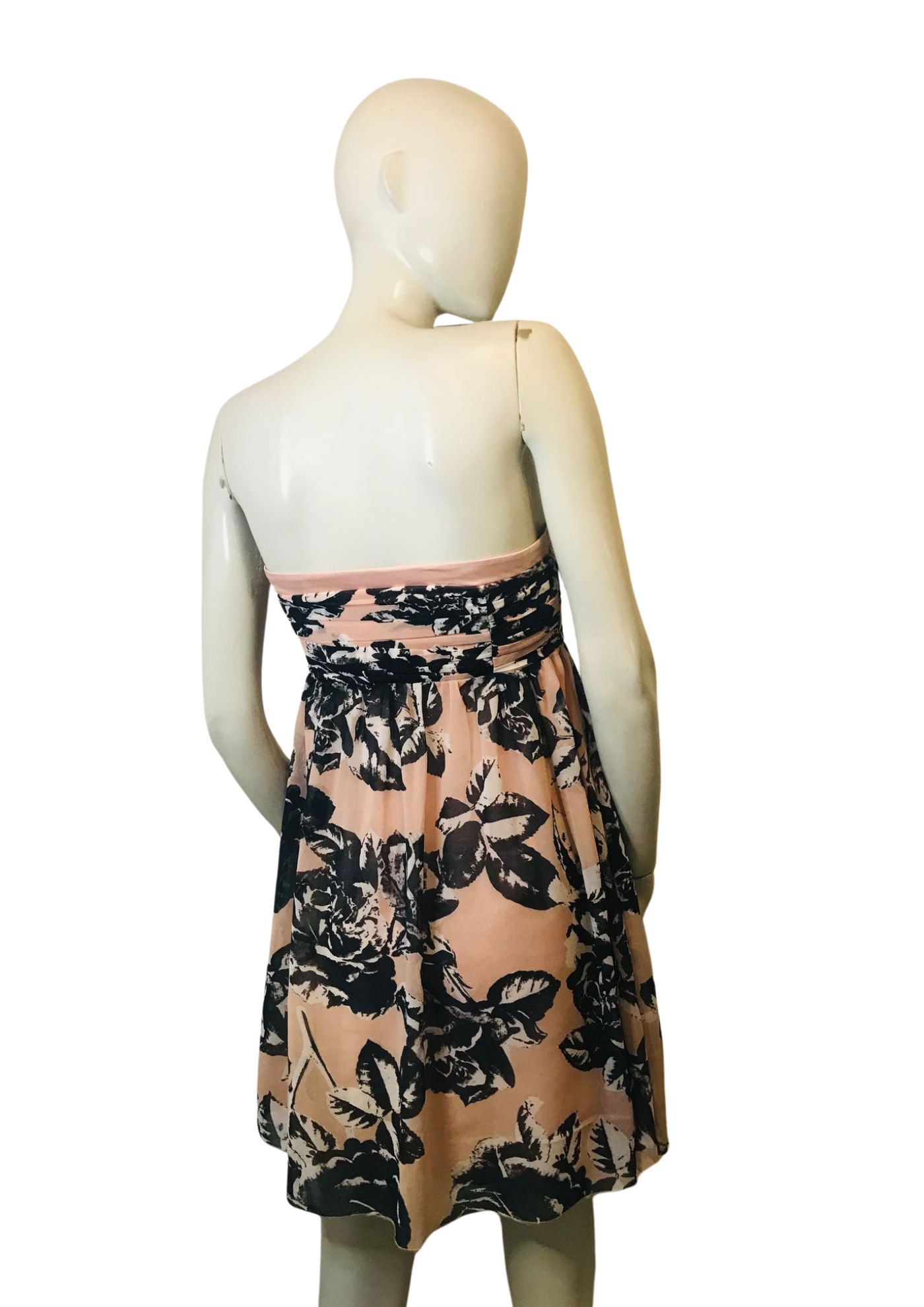 👗✨ Robe bustier drapée & strass – Taille 40 🌸
