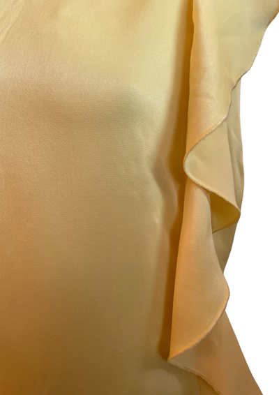 🌟 Robe asymétrique jaune Taille 40🌟