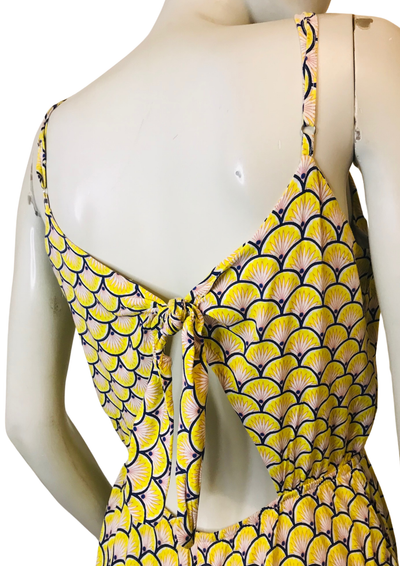 🌼☀️ Combishort  imprimé éventails – Taille 38 ✨
