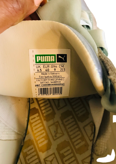 👟 Baskets Femme vert d'eau Pointure 40 🎀
