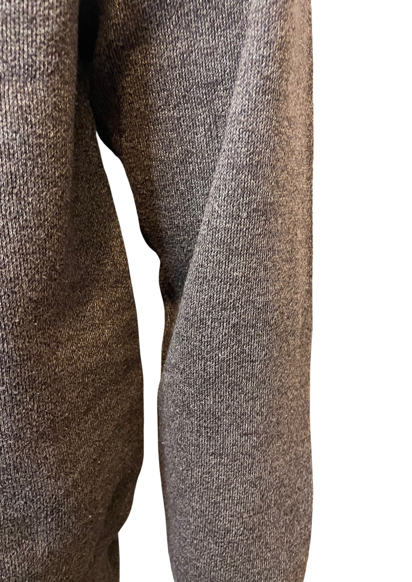 🧥 Polo marron à manches longues en laine mélangée Taille L 🧥