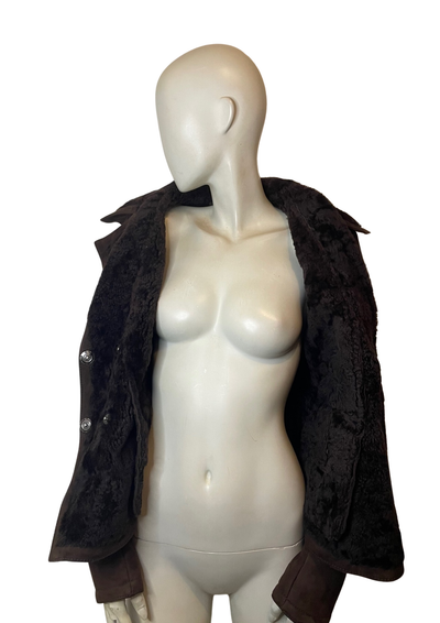 🌟 Manteau en peau lainée Taille 38 🌟