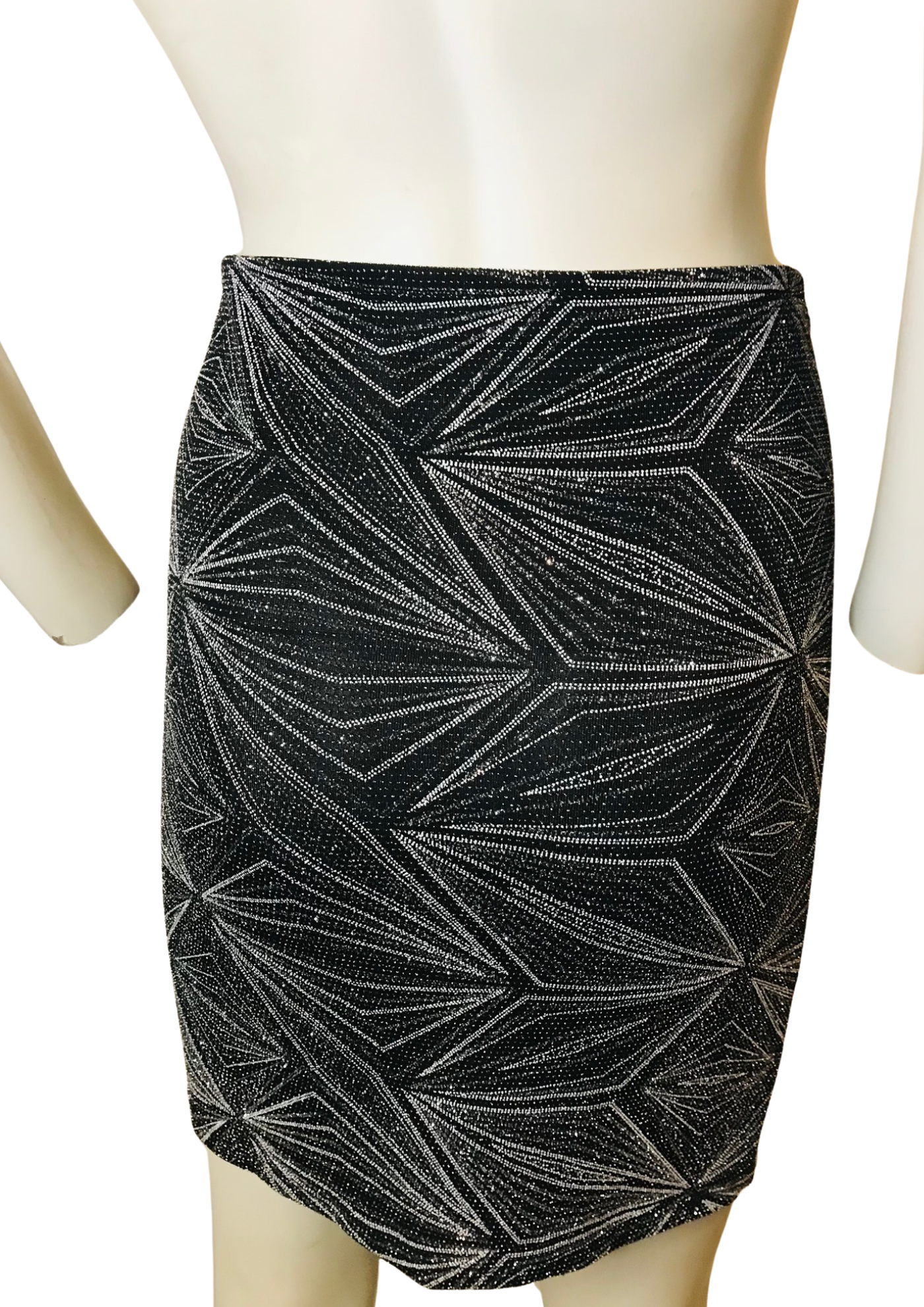 💥 Jupe à motifs géométriques Taille 38 💥