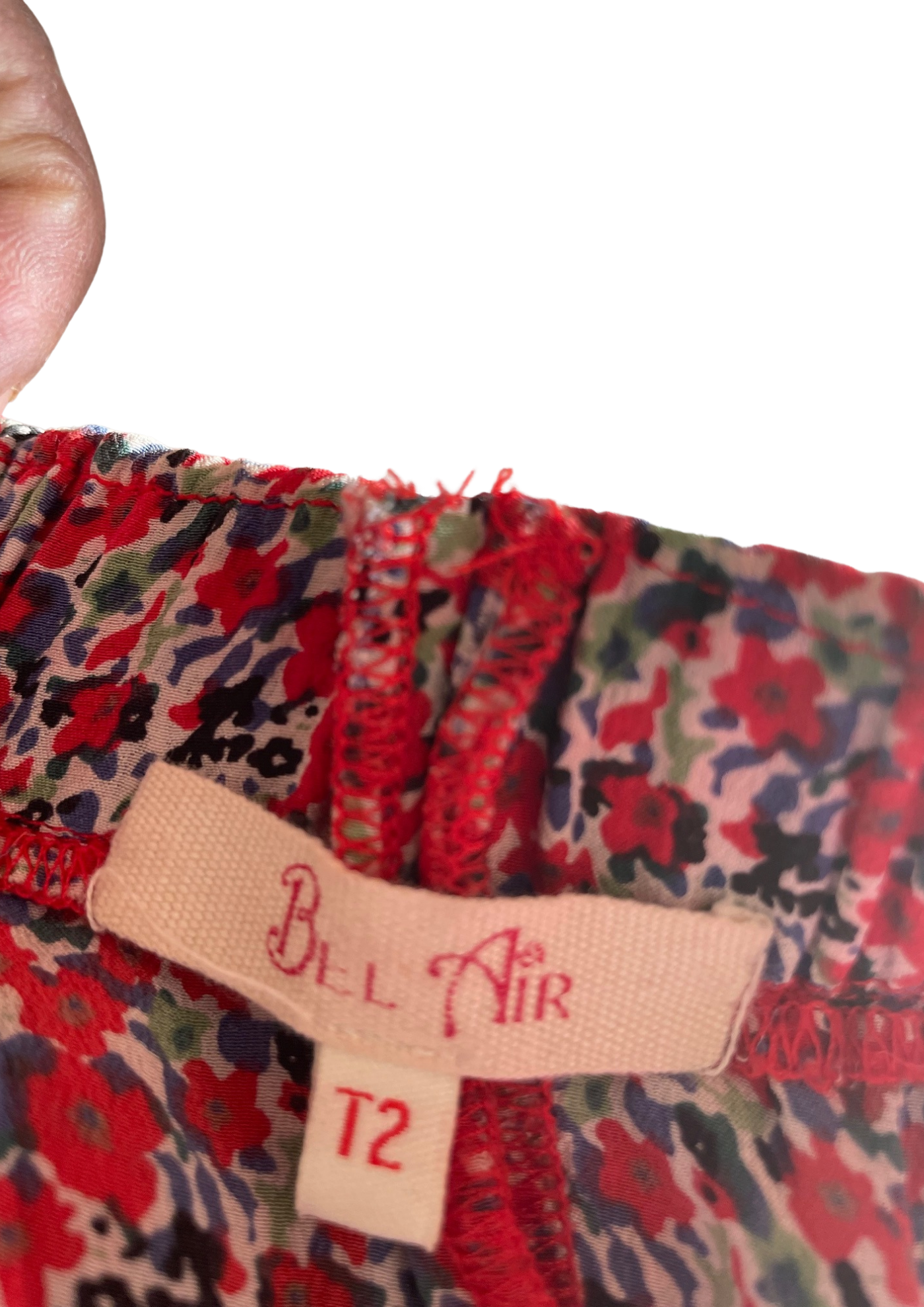 🌺 Jupe en soie fleurie Taille 38 🌺