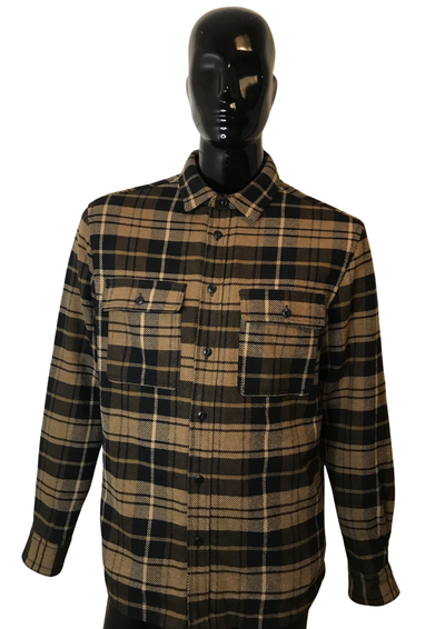 🧥 Veste chemise à carreaux doublée Taille M 🧥