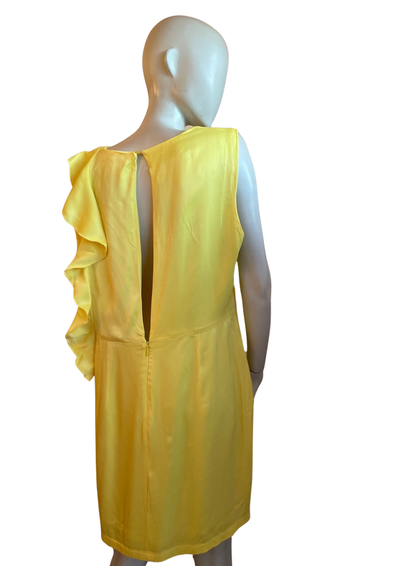🌟 Robe asymétrique jaune Taille 40🌟