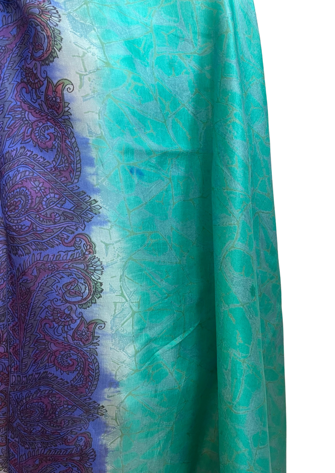 🌀 Superbe étole en soie multicolore 🌀