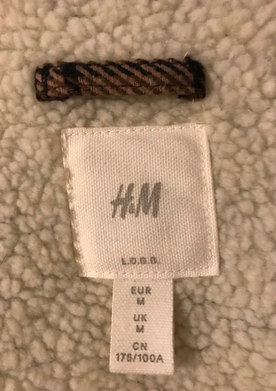 🧥 Veste chemise à carreaux doublée Taille M 🧥