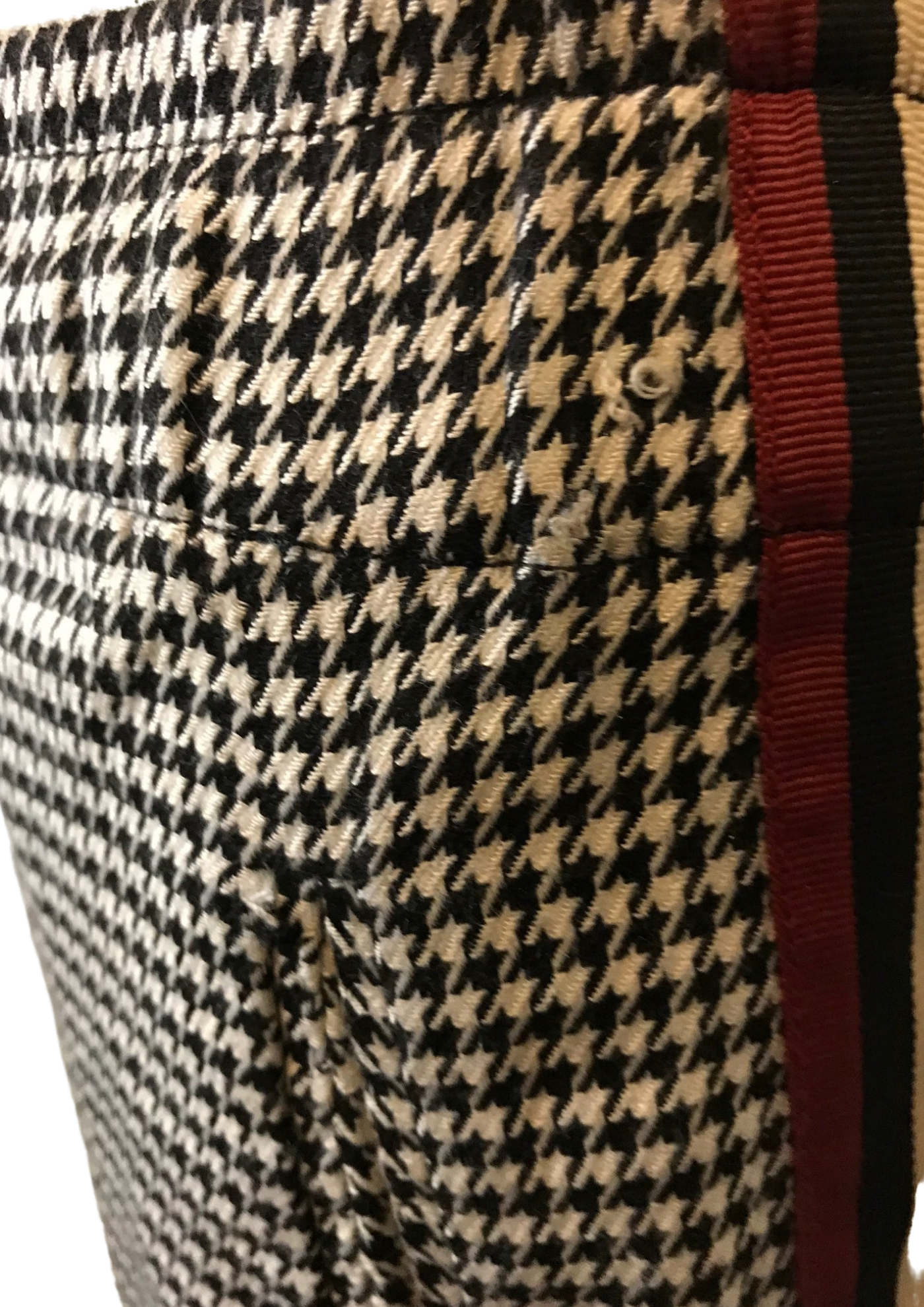 🎀 Pantalon à motif pied-de-poule Taille 44 🎀