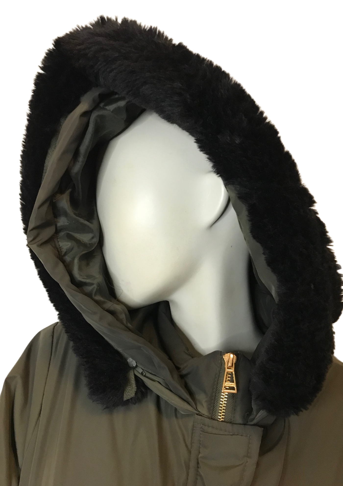 🧥 Parka kaki 🌿 – Élégance & chaleur Taille 36