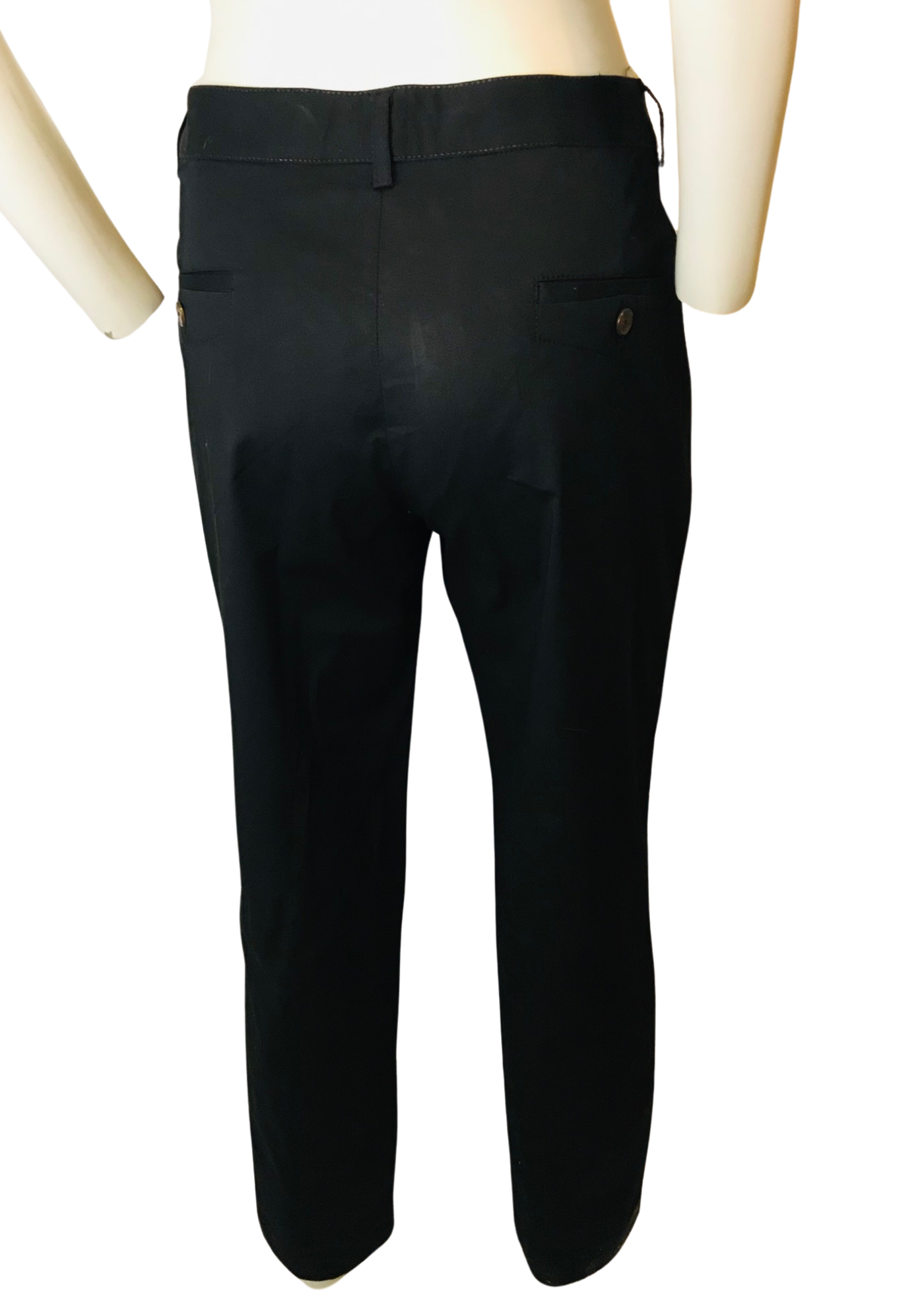 Pantalon noir chic en coton – Taille 46 🖤✨