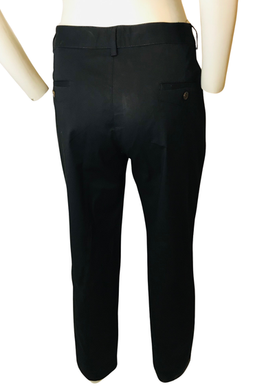 Pantalon noir chic en coton – Taille 46 🖤✨