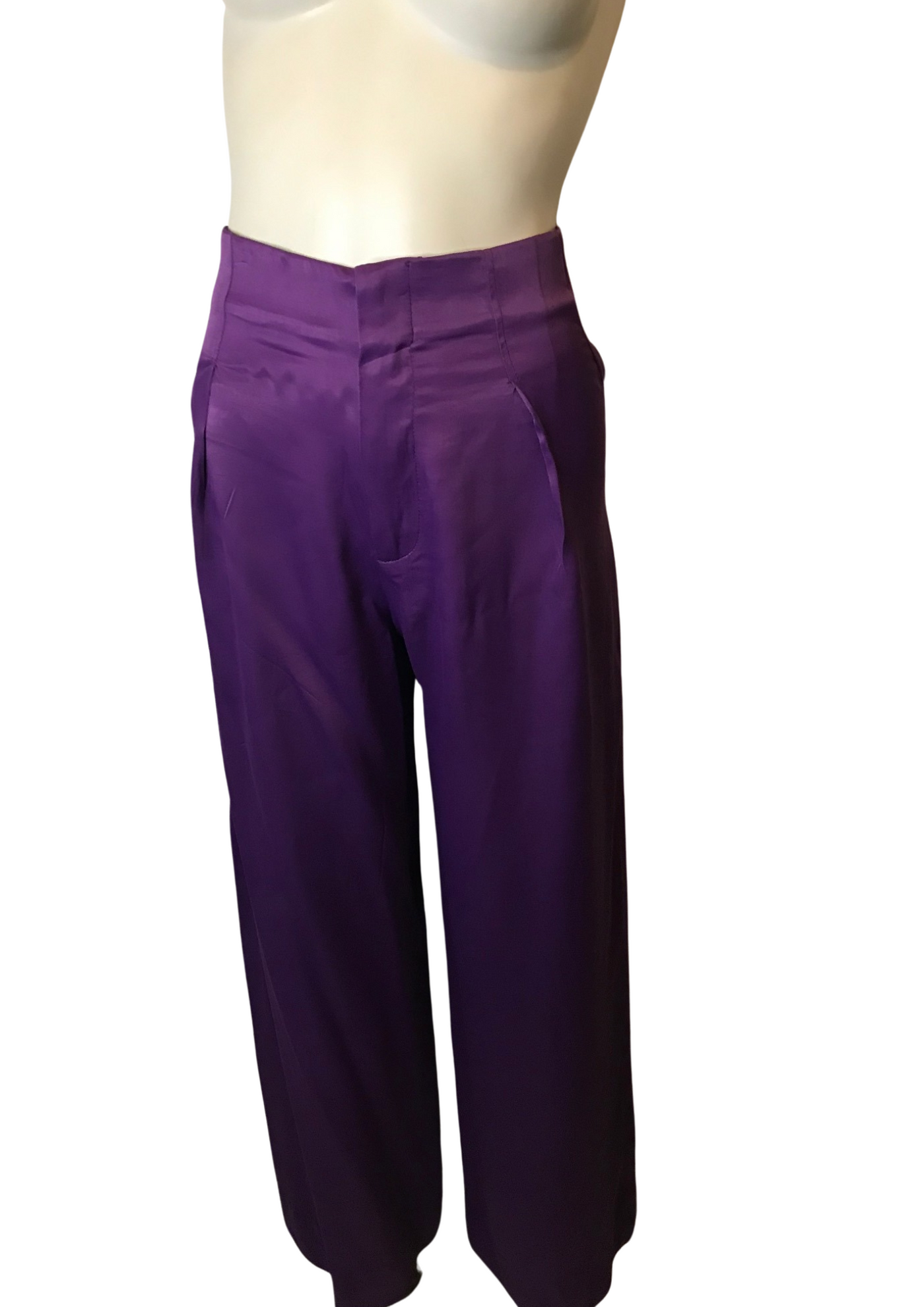 🌟 Pantalon large violet Taille 34 🌟
