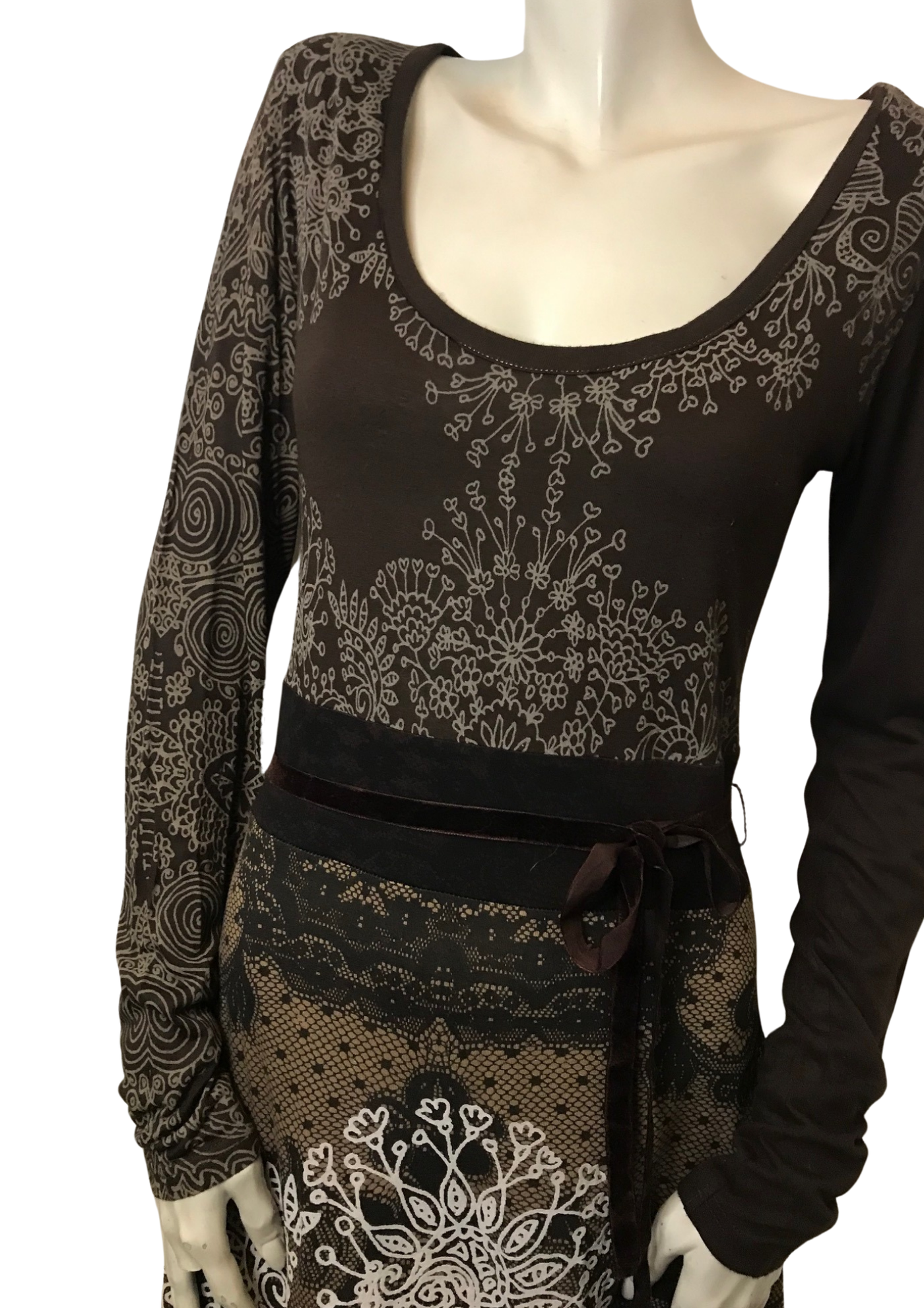 🌸 Robe élégante à motifs Taille 38 🌸
